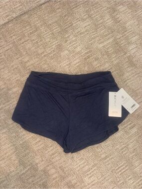 Athleta Navy Sleep Shorts